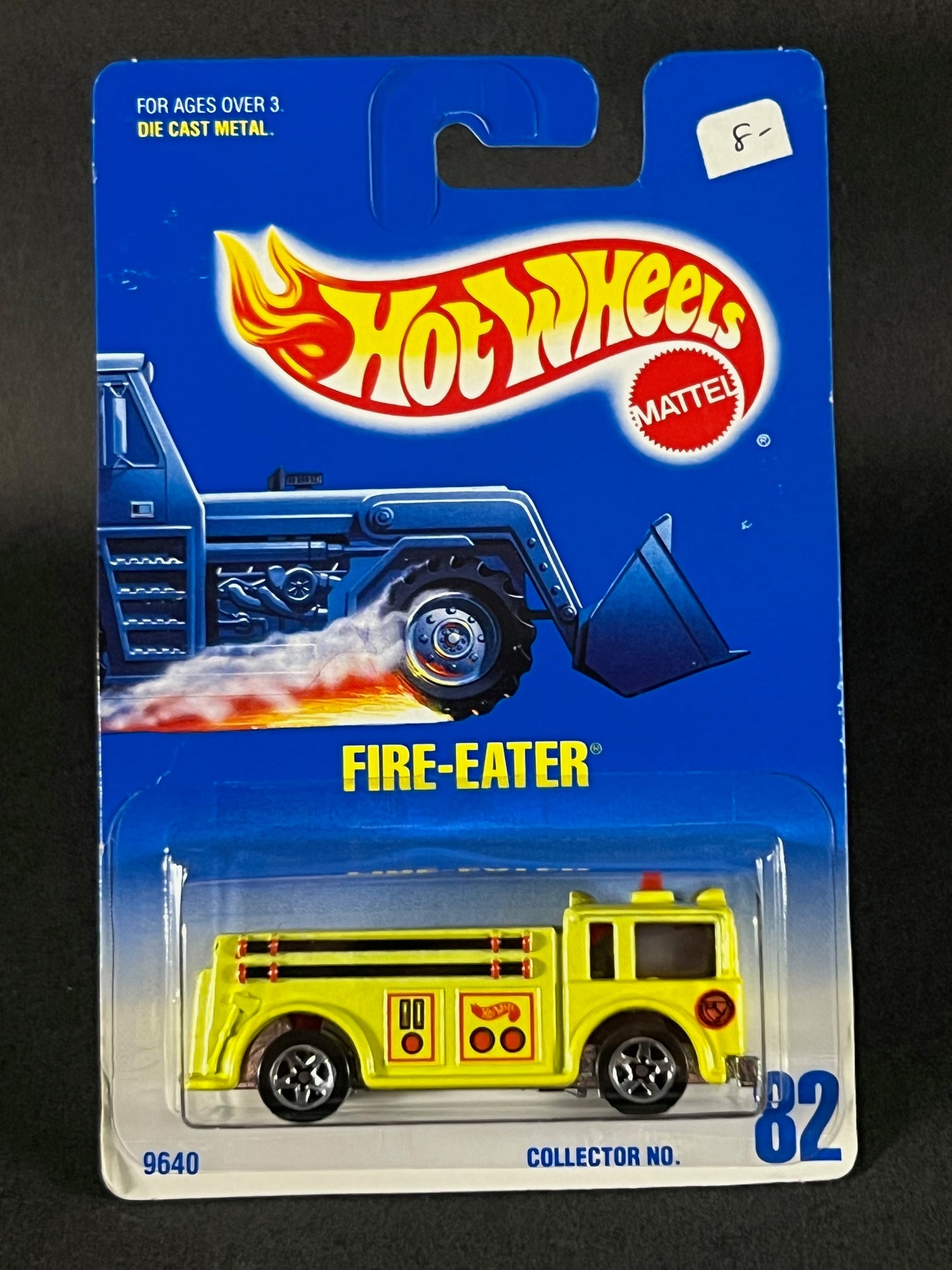 Hot Wheels 1991 #82 Fire-Eater, Yellow