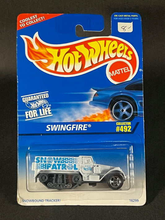 Hot Wheels 1995 #492 Swingfire, White Snow Patrol