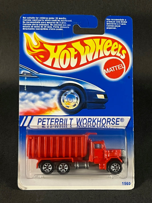 Hot Wheels 1994 Peterbilt Workhorse, Red 1560