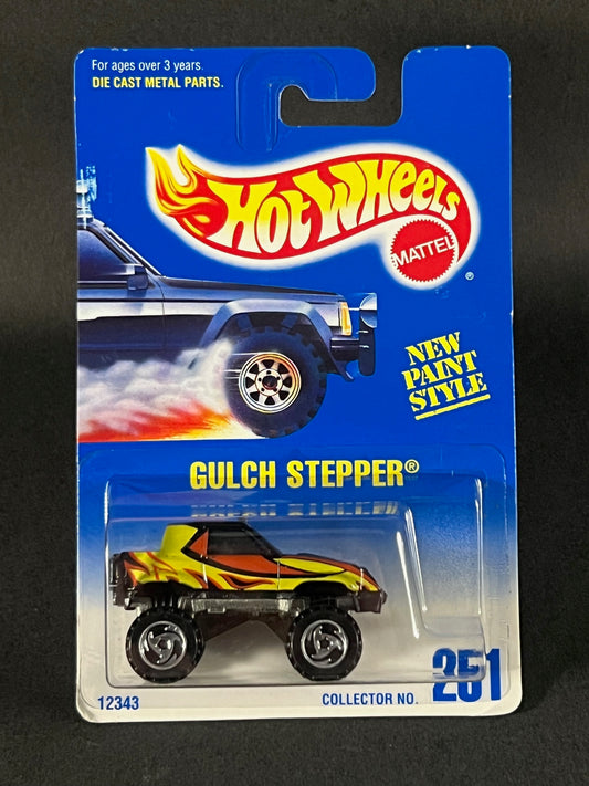 Hot Wheels 1991 #251 Gulch Stepper, Black and Yellow