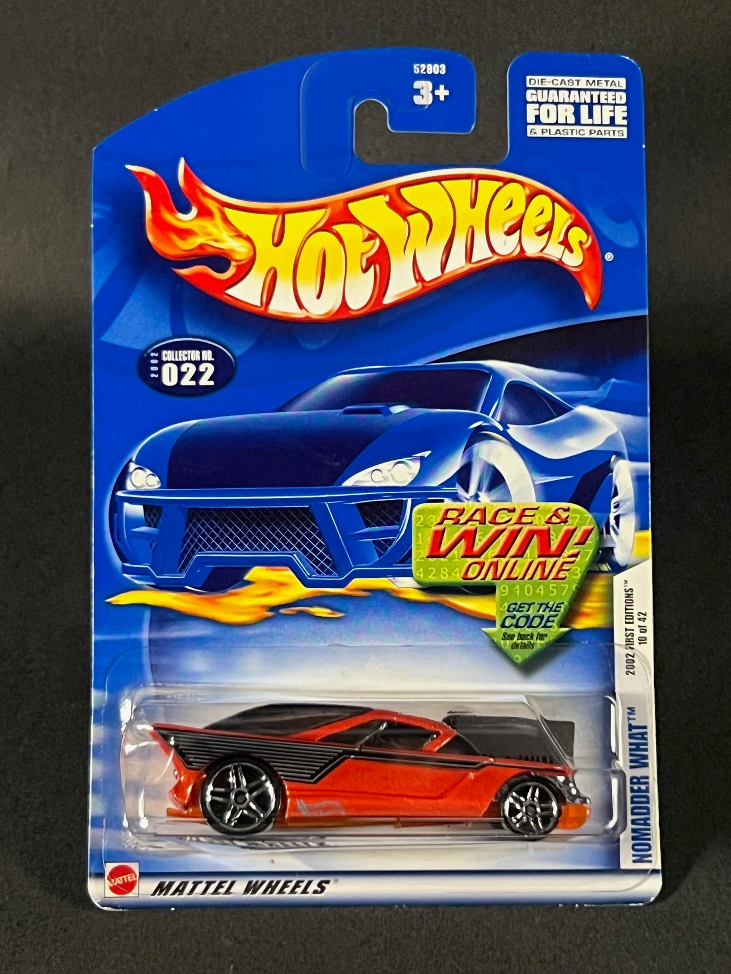 Hot Wheels #022 2002 First Editions #10 Nomadder What, Orange