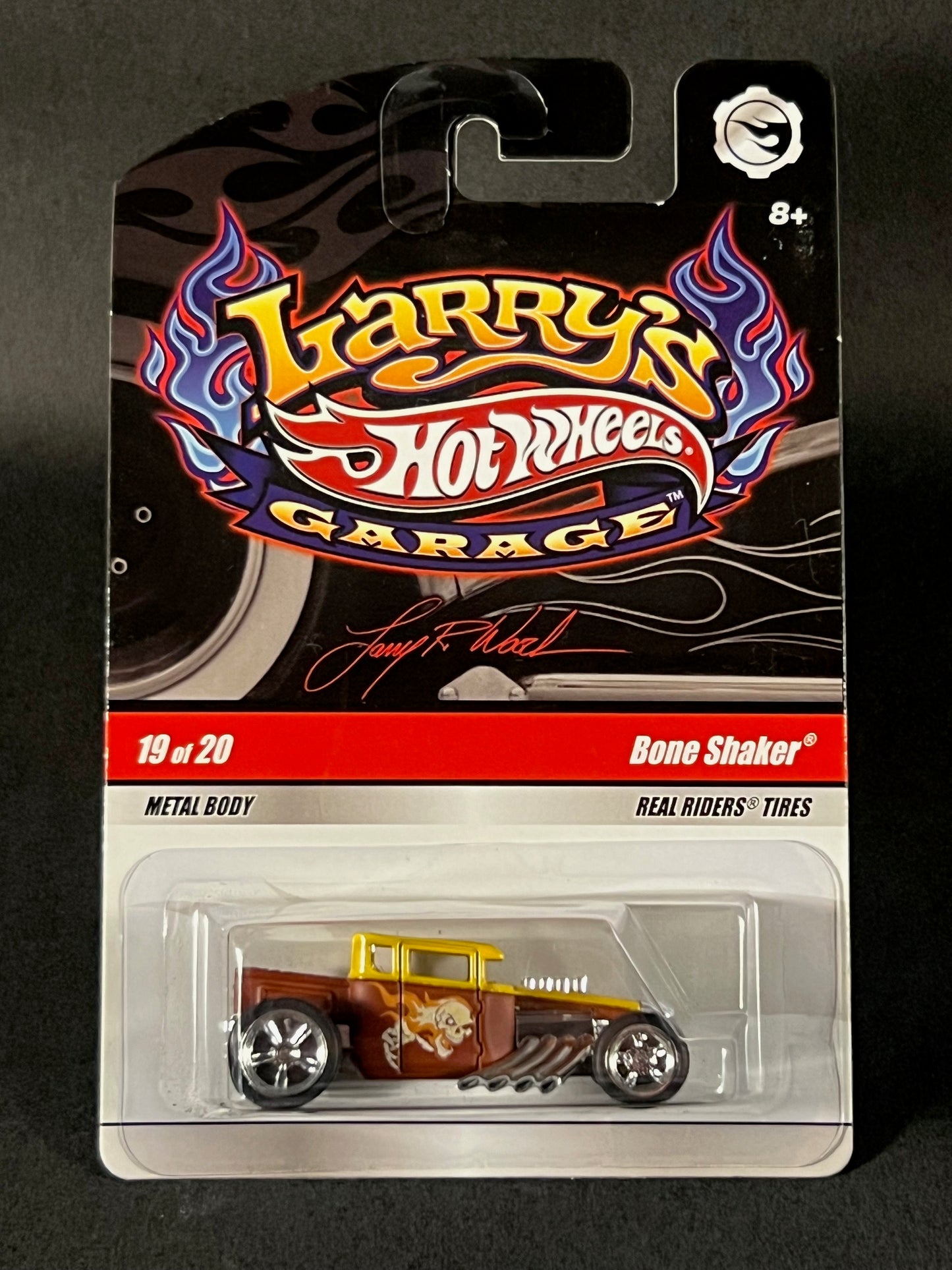 Hot Wheels 2009 Larry's Garage #19 Bone Shaker, Red