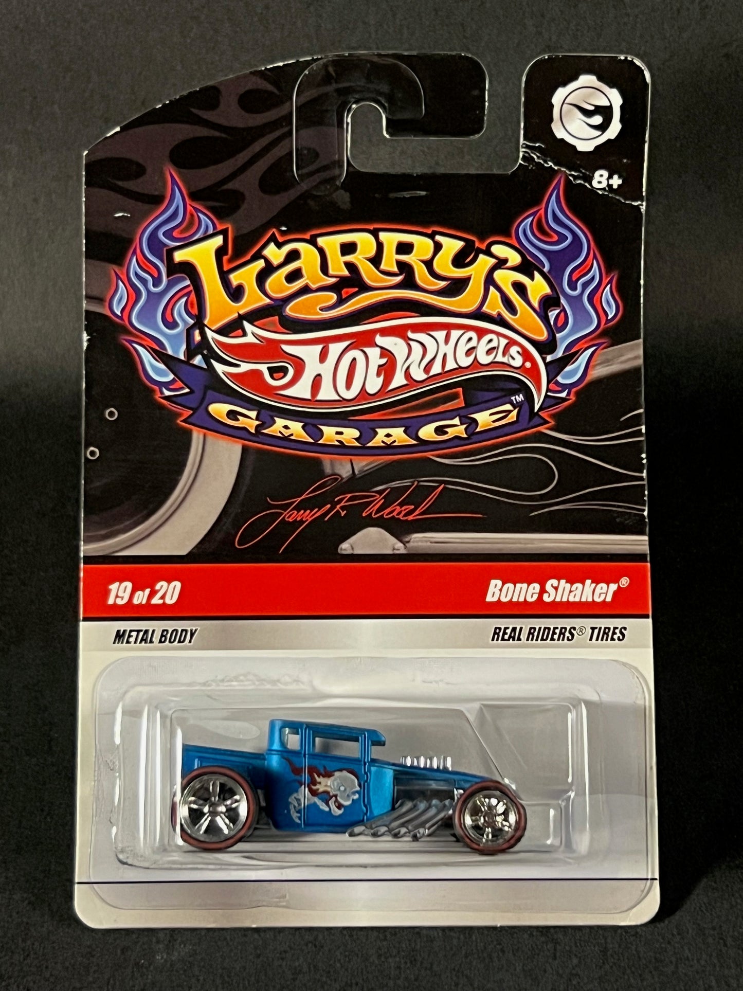 Hot Wheels 2009 Larry's Garage #19 Bone Shaker, Blue