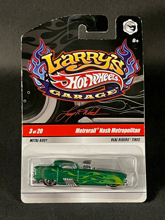 Hot Wheels 2009 Larry's Garage #3 Metrorail Nash Metropolitan, Green