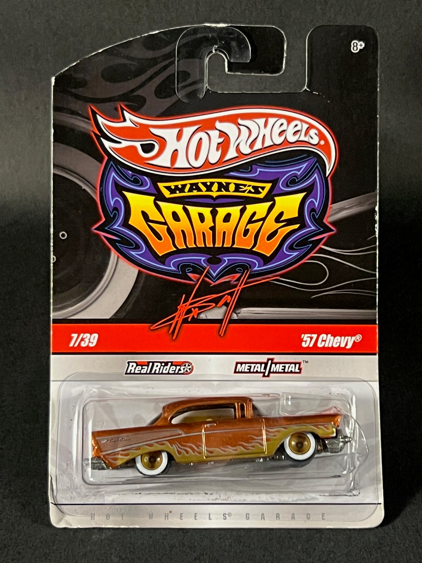 Hot Wheels 2009 Wayne's Garage 7/39 '57 Chevy, Copper