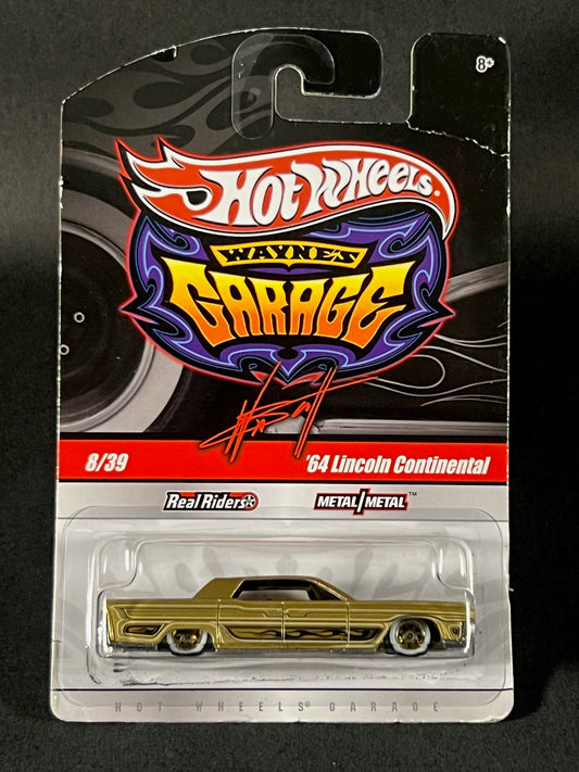 Hot Wheels 2009 Wayne's Garage 8/39 '64 Lincoln Continental, Gold