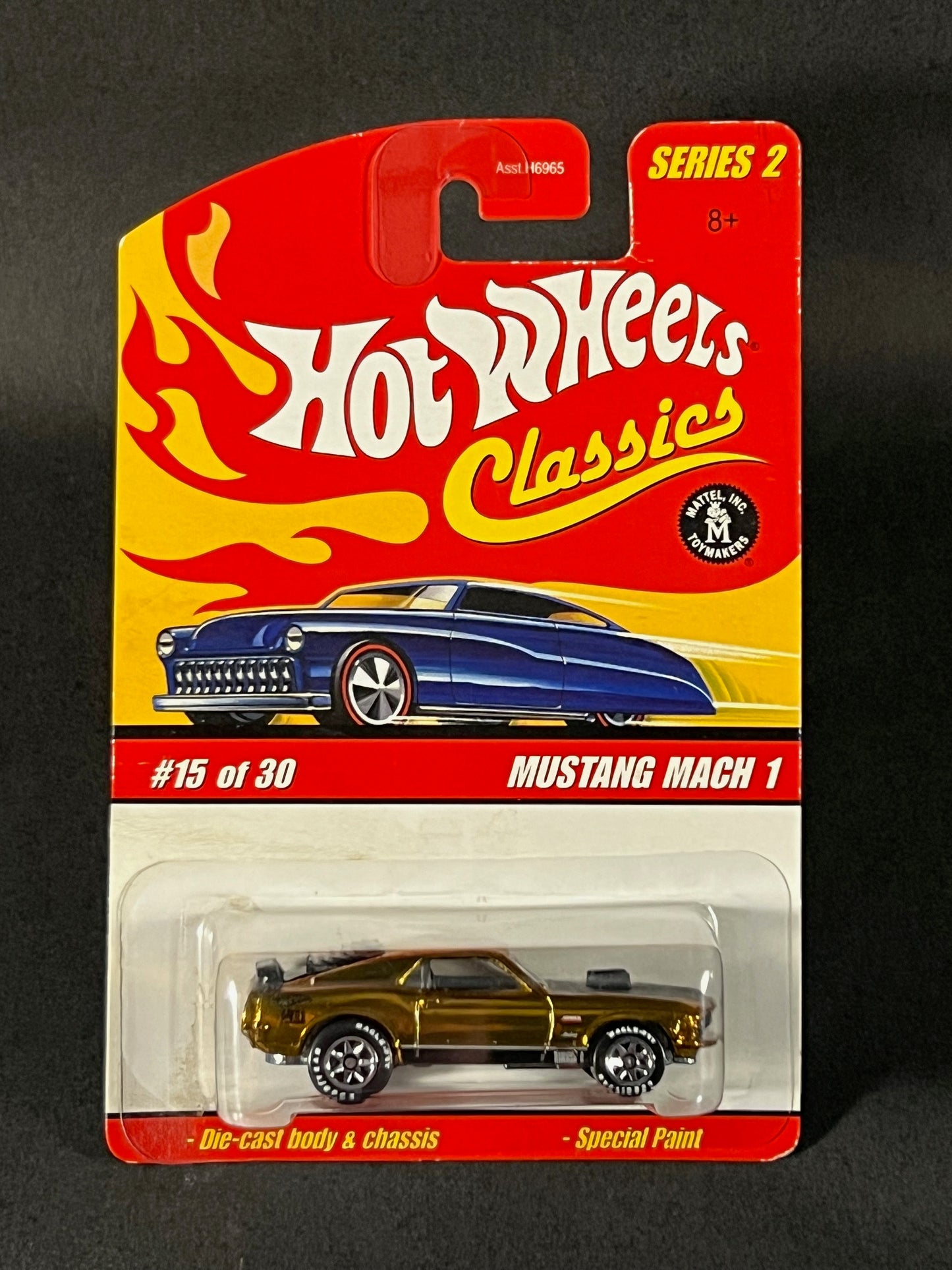 Hot Wheels 2005 Classics Series 2 #15 Mustang Mach 1, Gold