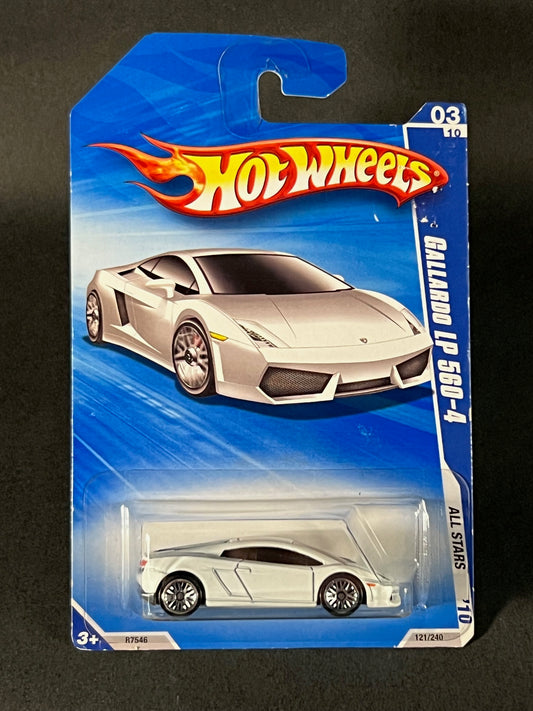 Hot Wheels All Stars '10 03/10 Gallardo LP 560-4, White