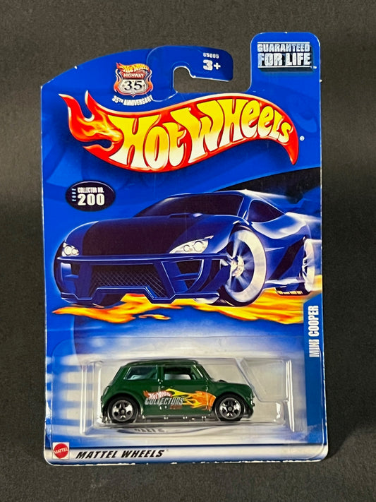 Hot Wheels 2002 #200 Mini Cooper, Green