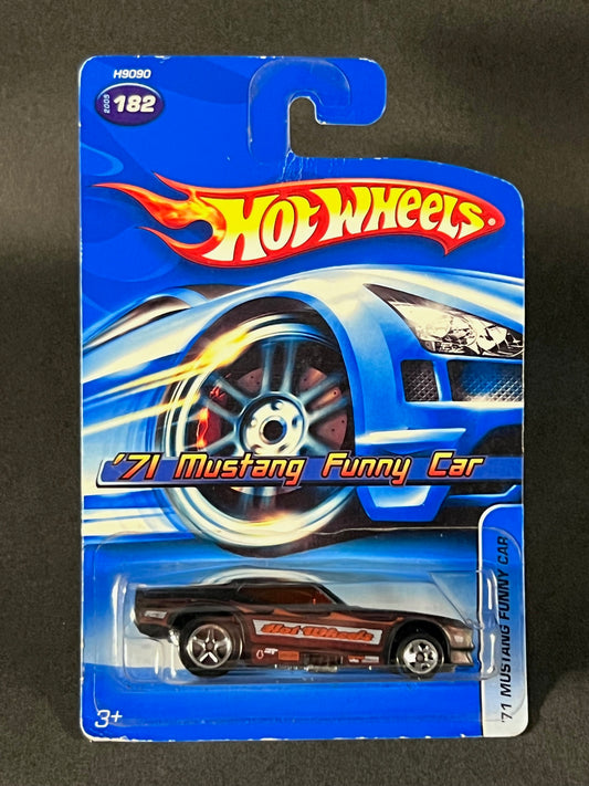 Hot Wheels 2005 #182 '71 Mustang Funny Car, Purple