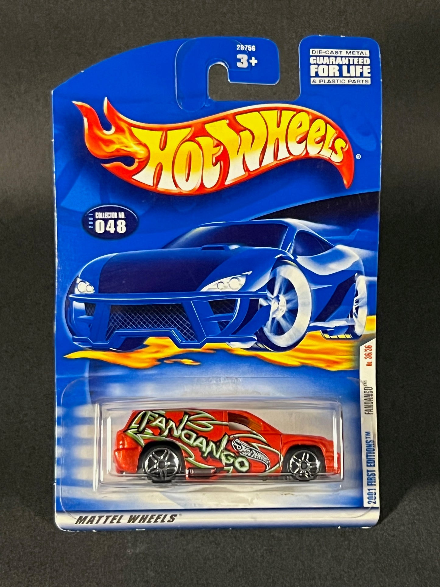 Hot Wheels 2001 First Editions #048 Fandango, Orange