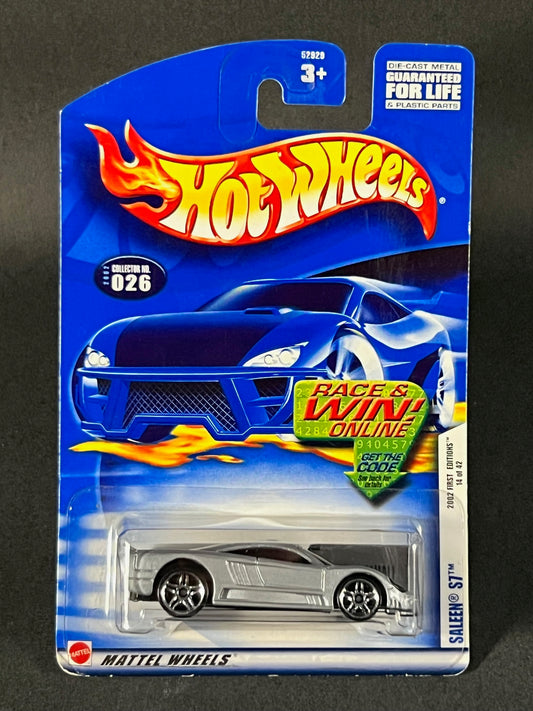 Hot Wheels #026 2002 First Editions Saleen S7, Silver