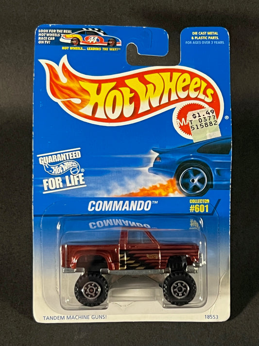 Hot Wheels 1996 #601 Commando, Red