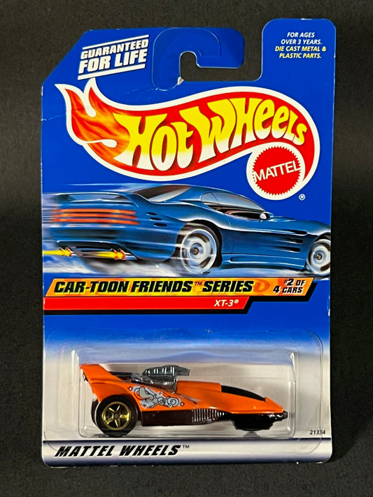 Hot Wheels 1999 Car-Toon Friends Series #2 XT-3, Orange