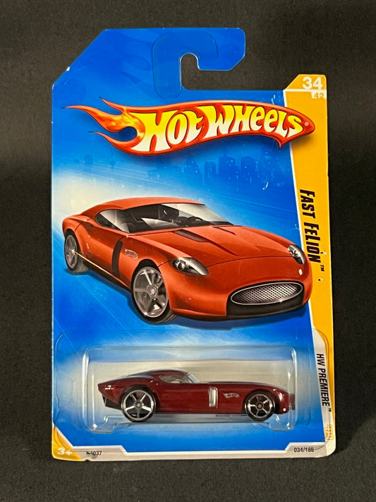 Hot Wheels 2009 HW Premiere '09 #34 Fast Felion, Red