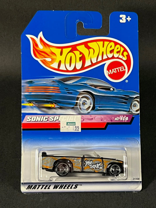 Hot Wheels 1998 Street Art Series #1 Sonic Special Mini Truck, Black