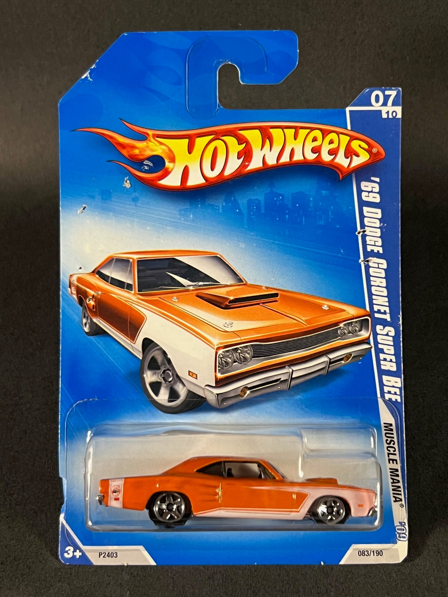 Hot Wheels 2009 Muscle Mania '09 #07 '69 Dodge Coronet Super Bee, Orange