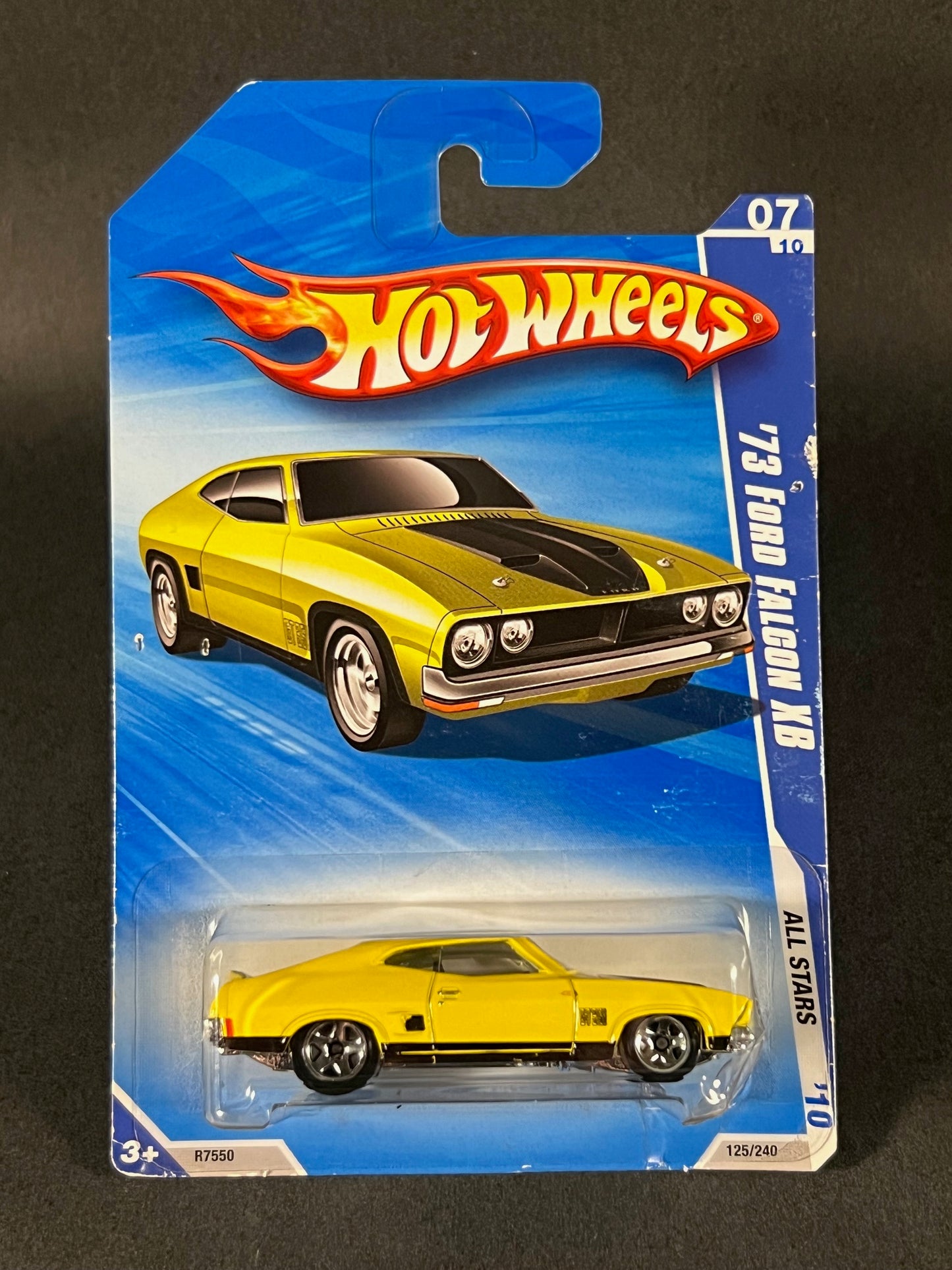 Hot Wheels 2010 All Stars '10 07/10 '73 Ford Falcon XB, Yellow