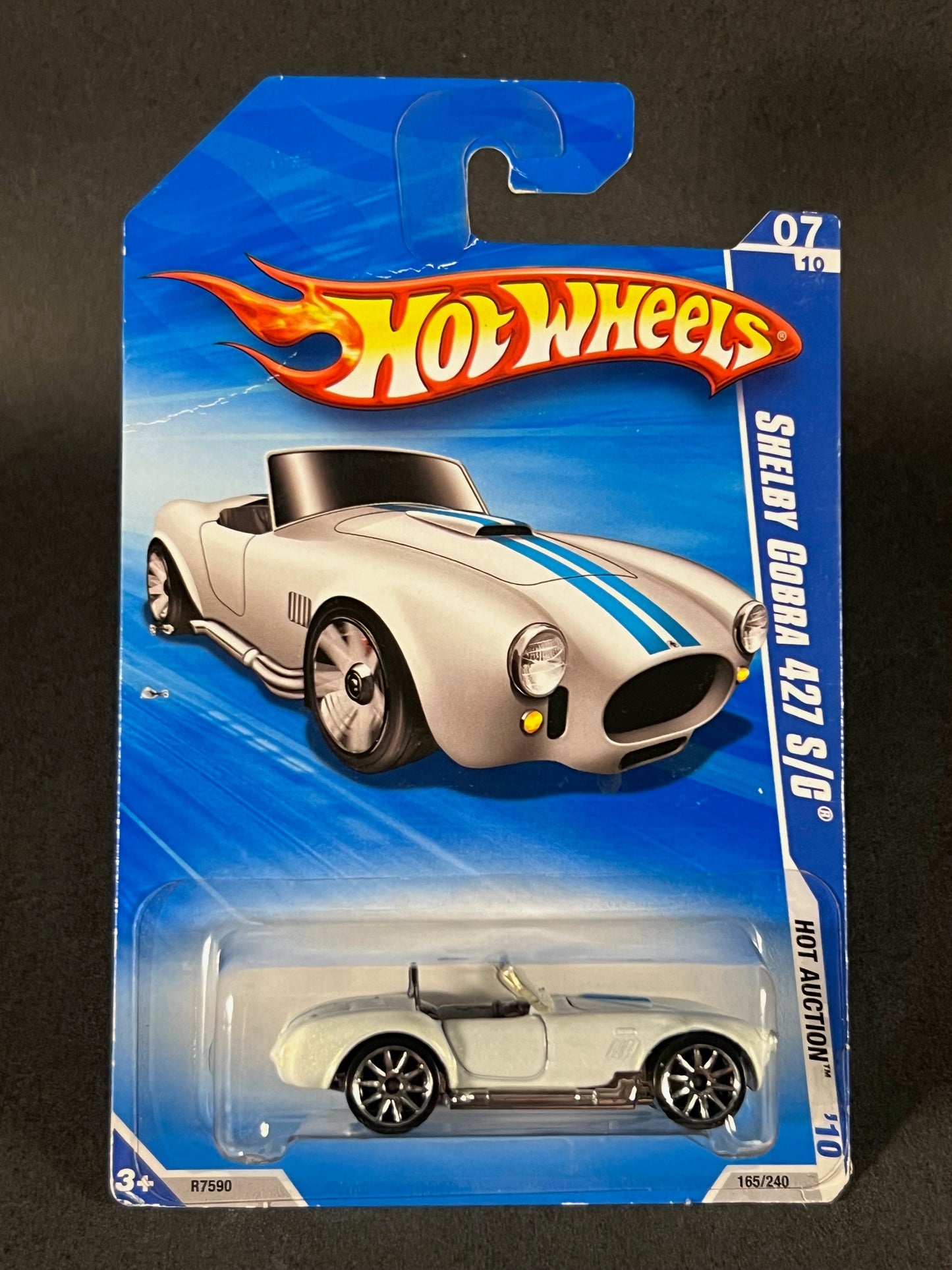 Hot Wheels 2010 Hot Auction '10 07/10 #165 Shelby Cobra 427 S/C, White