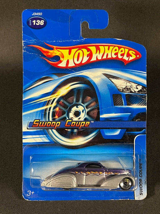 Hot Wheels 2006 #136 Swoop Coupe, Purple and Silver