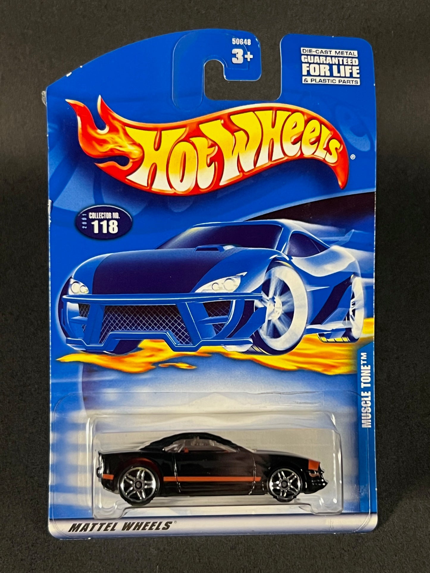 Hot Wheels 2001 #118 Muscle Tone, Black