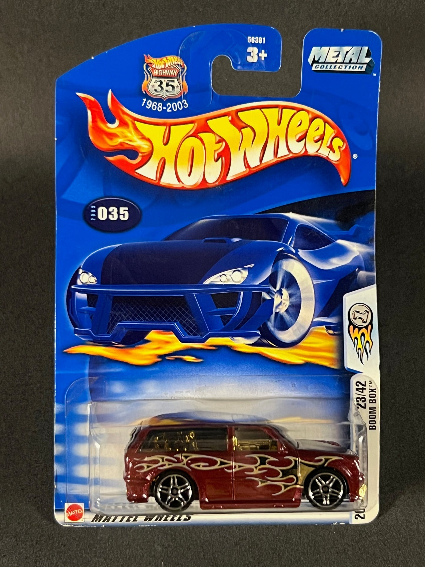 Hot Wheels #035 2003 First Editions Boom Box, Red