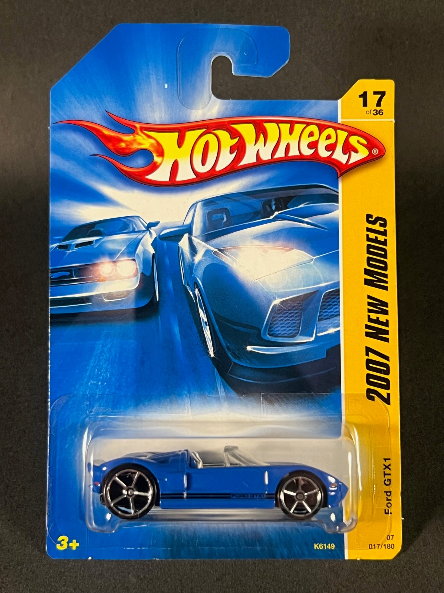 Hot Wheels #017 2007 New Models Ford GTX1, Blue