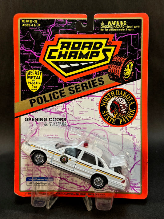 1996 Road Champs State Police Collector's Series North Dakota State Patrol, White