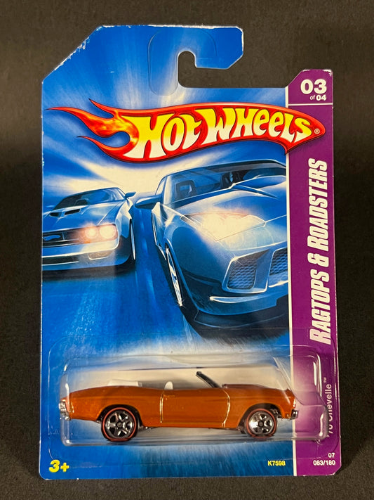 Hot Wheels 2007 Ragtops & Roadsters #3 '70 Chevelle, Orange