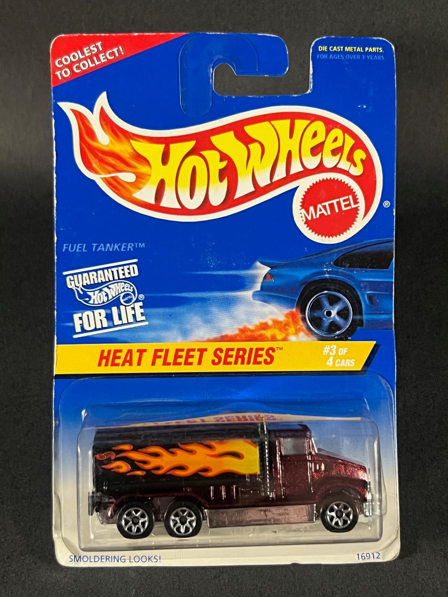 Hot Wheels 1997 Heat Fleet Series #3 Fuel Tanker, Red