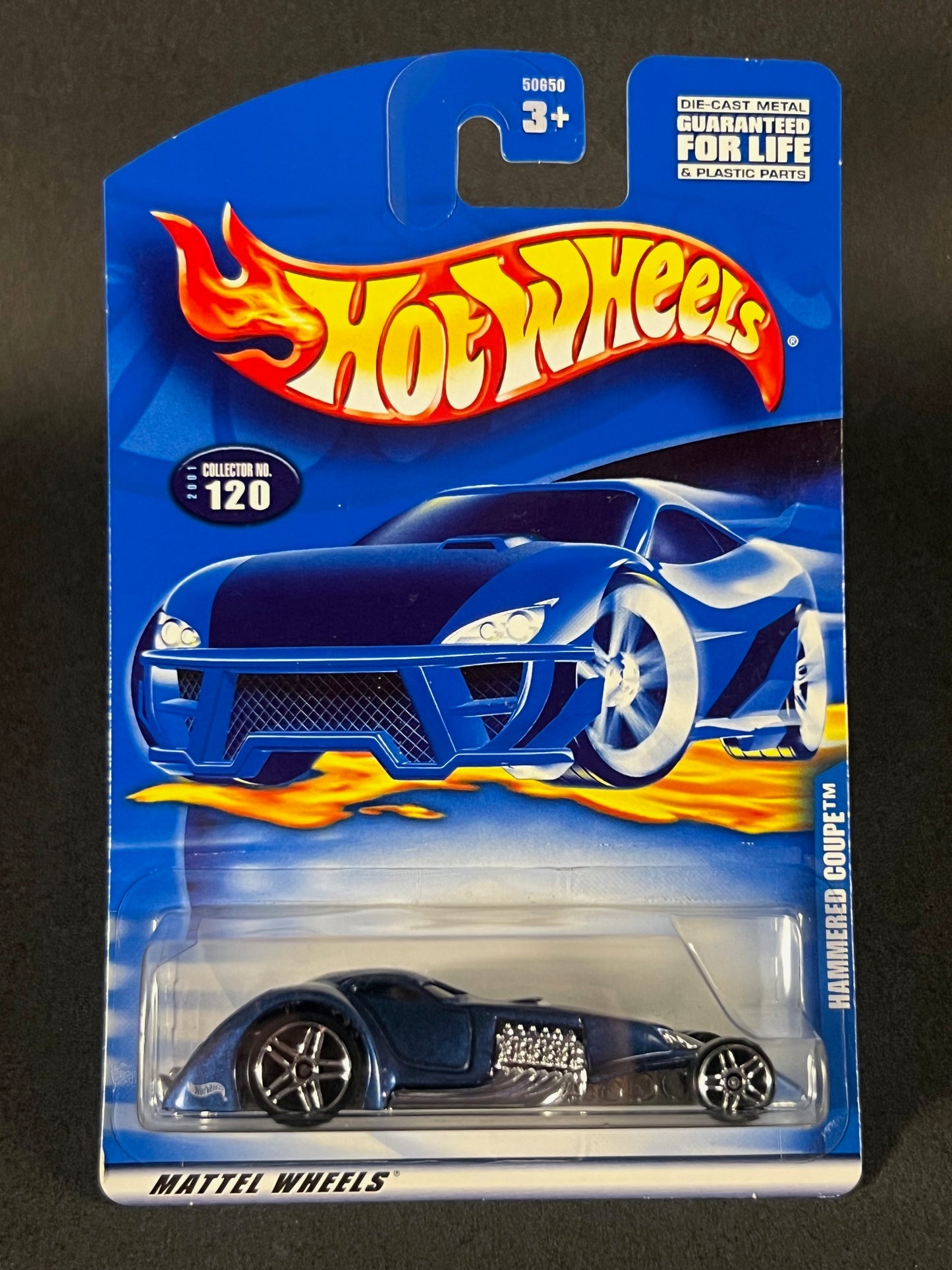 Hot Wheels 2000 #120 Hammered Coupe, Blue