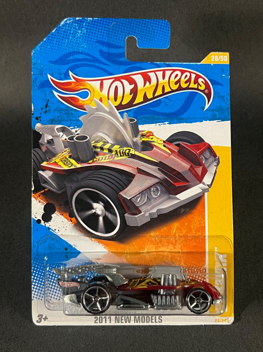 Hot Wheels 2011 New Models #28 Buzzerk, Red