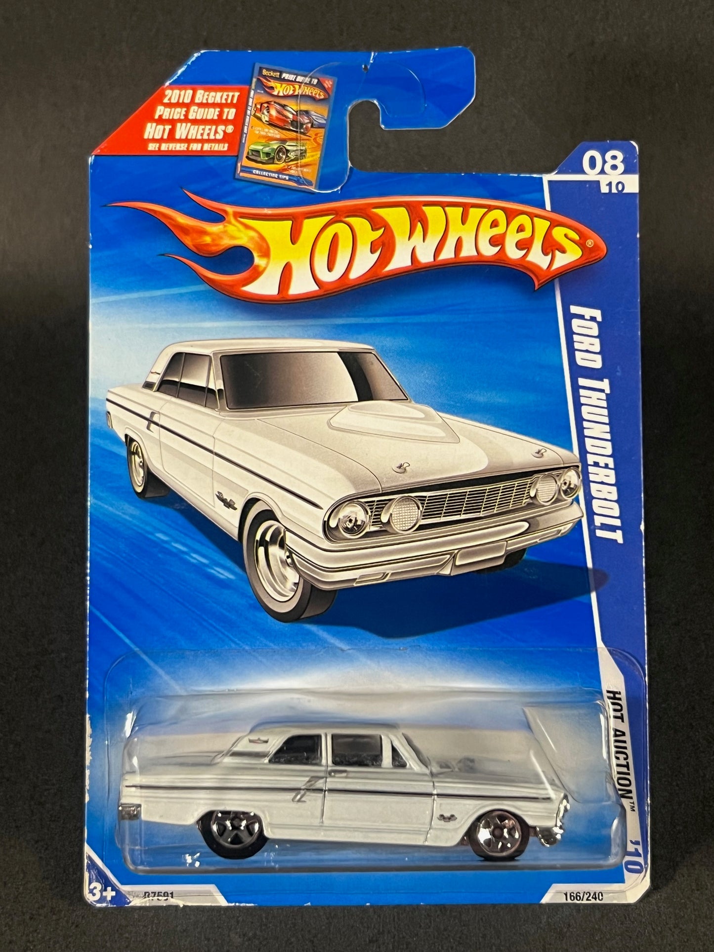 Hot Wheels 2010 Hot Auction '10 08/10 #166 Ford Thunderbolt, White