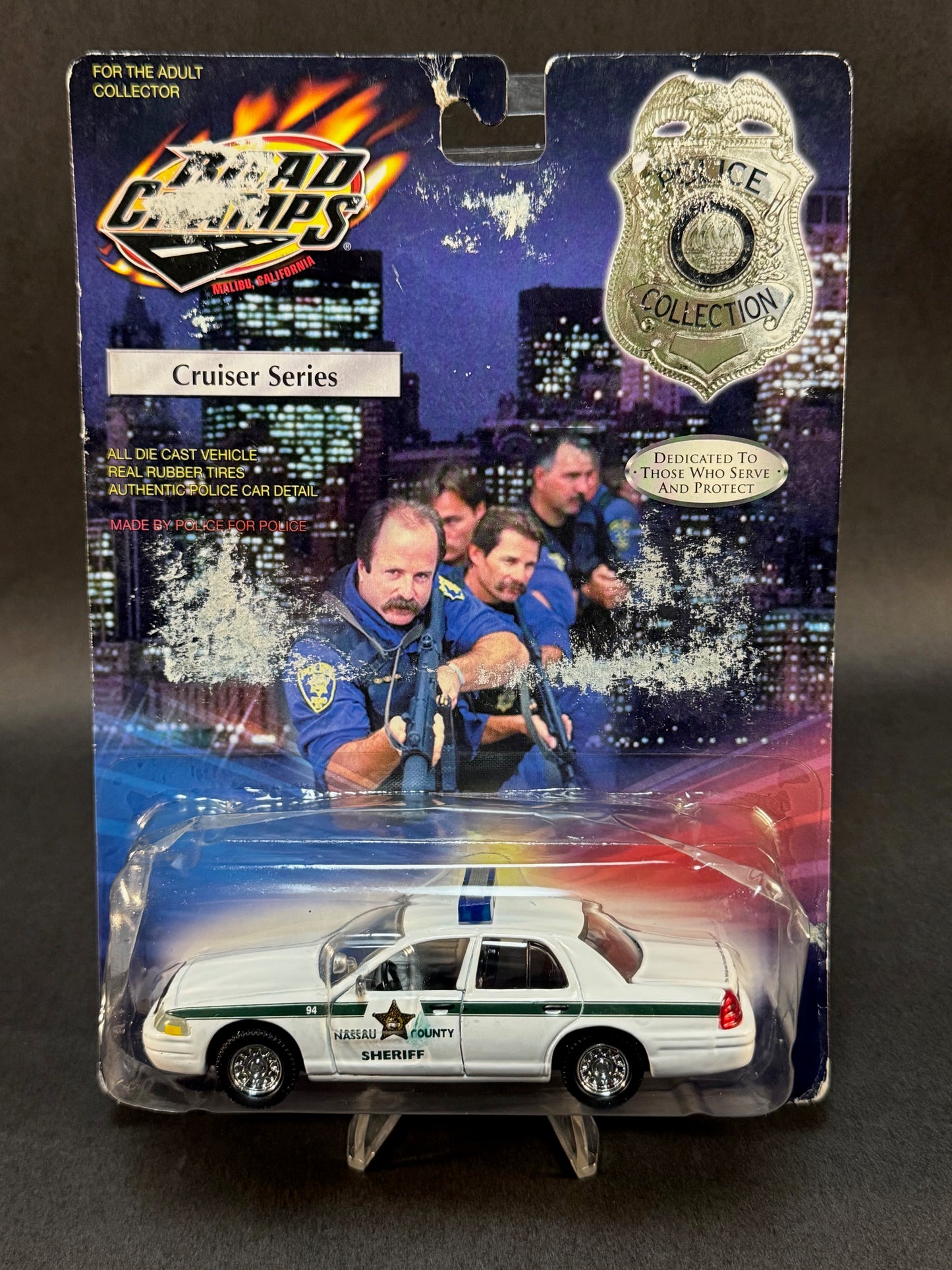 2000 Road Champs Police Collection Cruiser Series Nassau Country Florida Sheriff *Smudged Logo