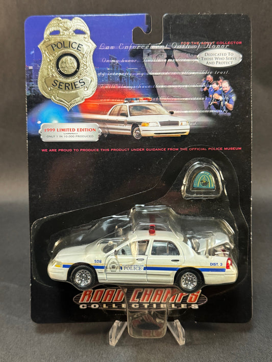 1999 Road Champs Collectibles Police Series St. Louis Metropolitan Police, White