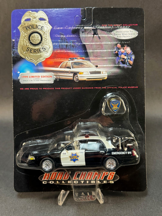 1999 Road Champs Collectibles Police Series San Francisco Police, Black and White