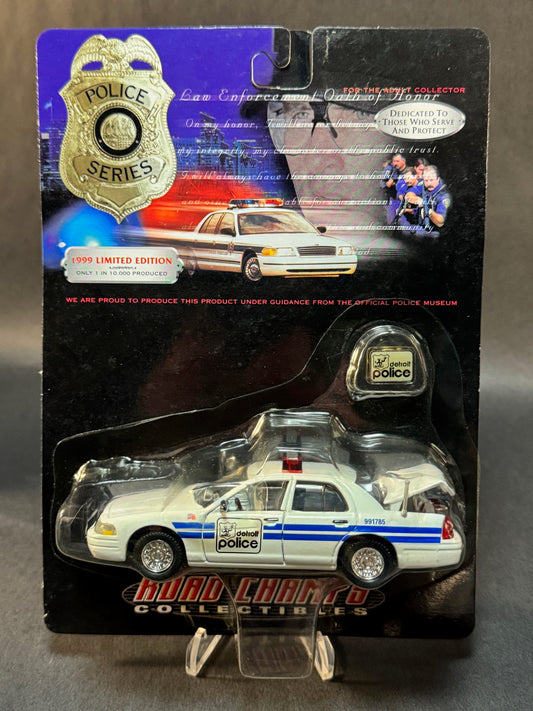 1999 Road Champs Collectibles Police Series Detroit Police, White