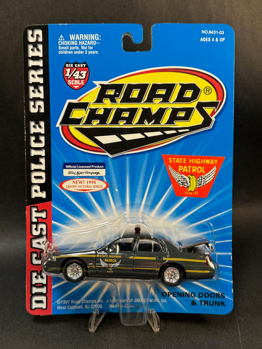 1997 Road Champs Crown Victoria Series Ohio State Highway Patrol, Gray and Yellow