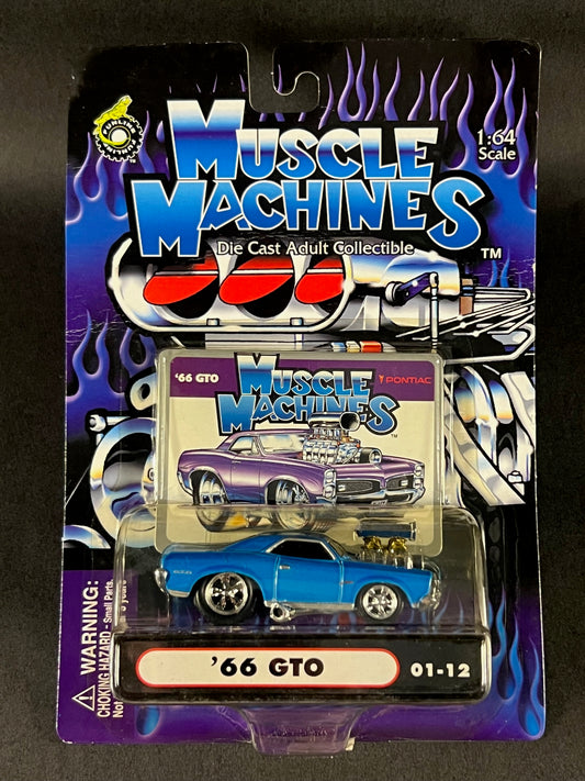 Muscle Machines 2000 Series 1 01-12 '66 GTO, Blue