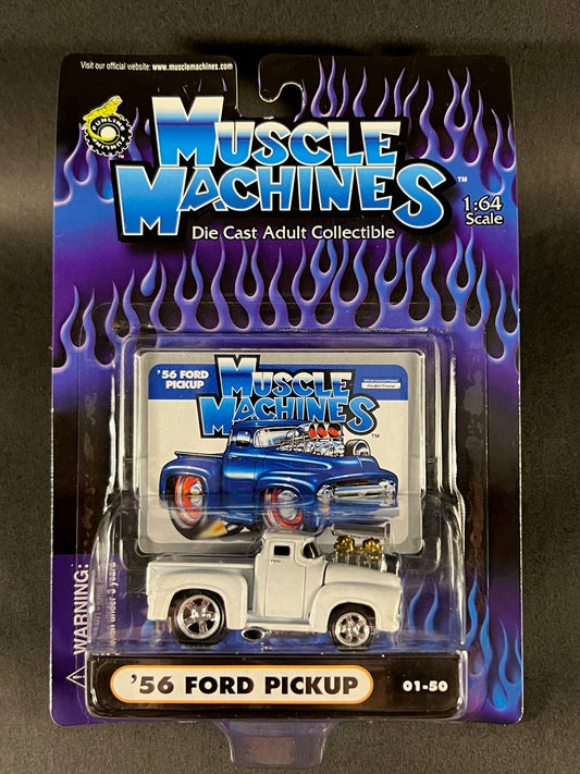 Muscle Machines 2001 Series 1 01-50 '56 Ford Pickup, White