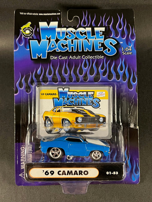 Muscle Machines 2001 01-53 '69 Camaro, Blue