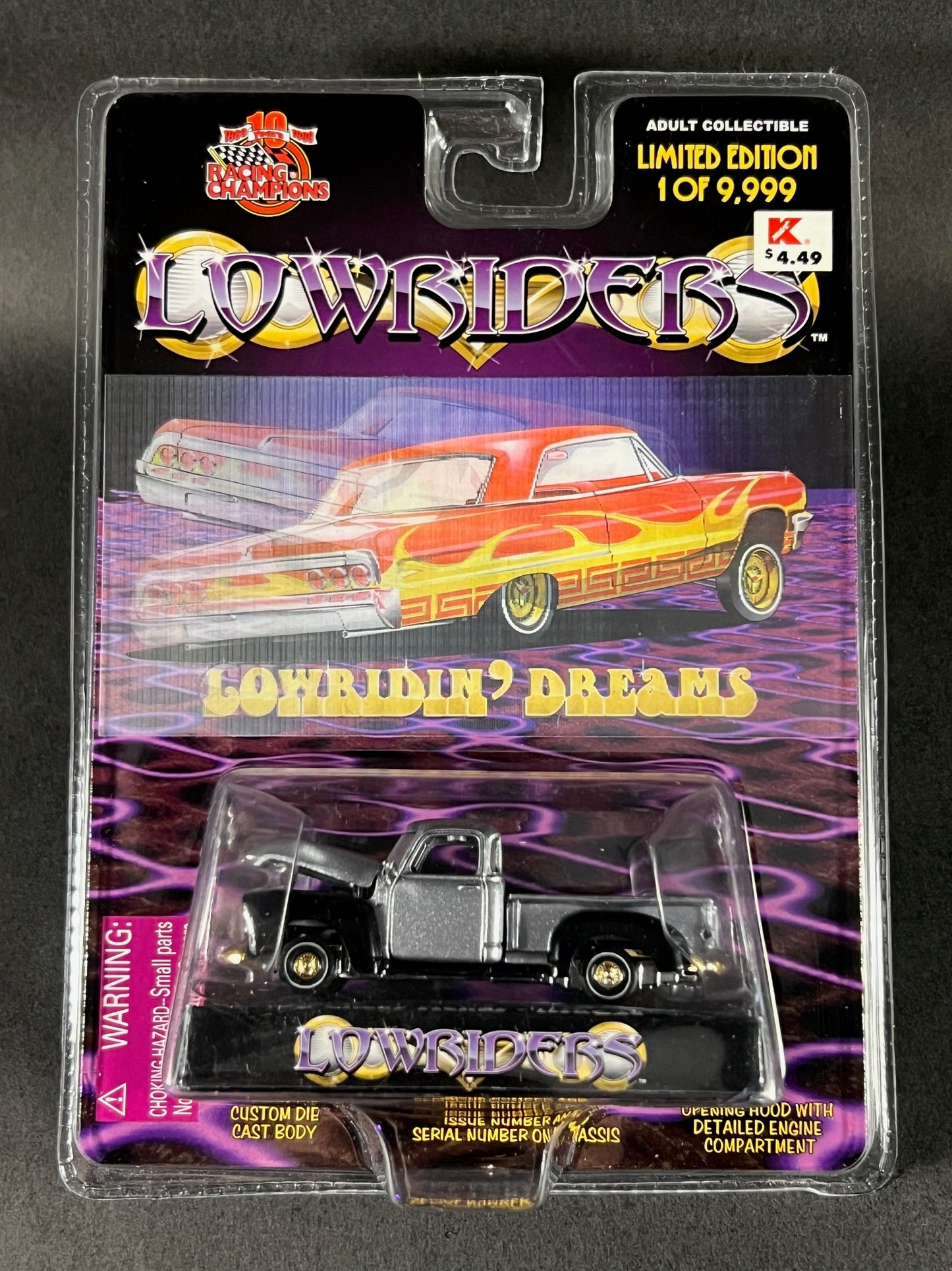 Racing Champions 1999 Lowriders Issue 12 '50 Chevy Pickup, Silver