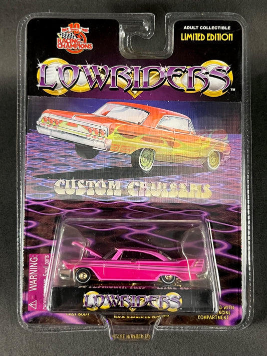 Racing Champions 1999 Lowriders Issue 20 '57 Plymouth Fury, Pink