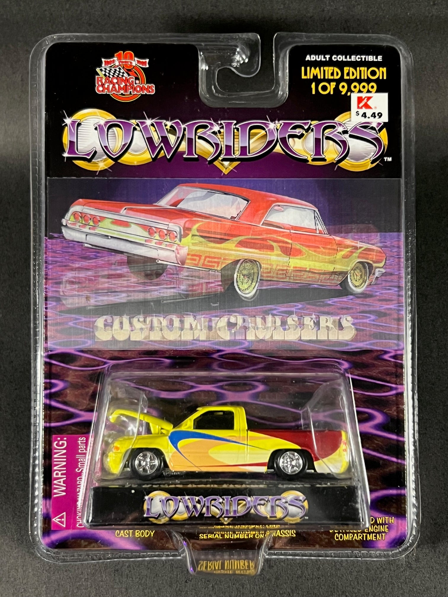 Racing Champions 1999 Lowriders Issue 11 '96 Dodge Ram Pickup, Yellow ...