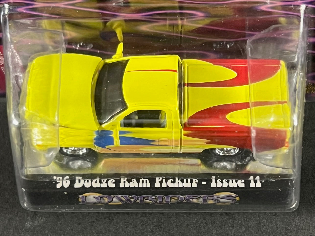 Racing Champions 1999 Lowriders Issue 11 '96 Dodge Ram Pickup, Yellow