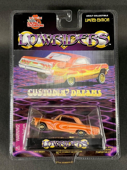 Racing Champions 1999 Lowriders Issue 21 '64 Chevy Impala, Orange