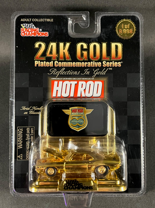 Racing Champions 1998 24K Gold Hot Rod Magazine Chevrolet Camaro