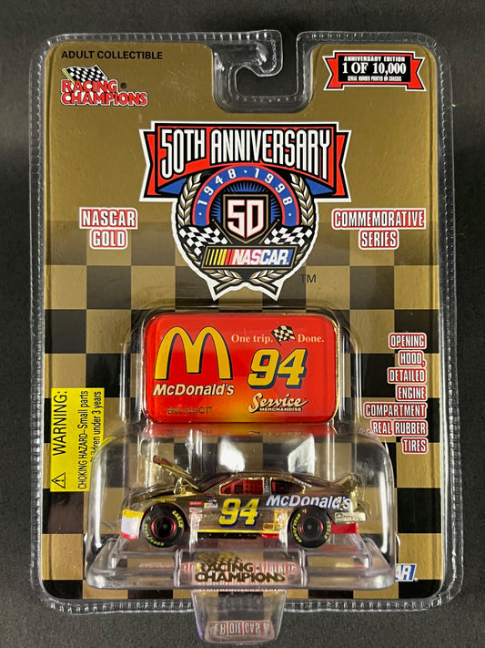 Racing Champions 1999 NASCAR Gold McDonald's Bill Elliott #94