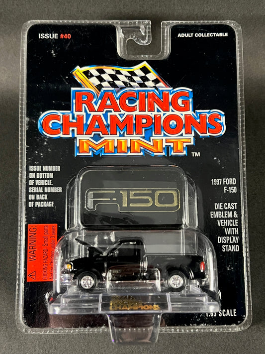 Racing Champions 1996 MINT Issue #40 1997 Ford F-150, Black