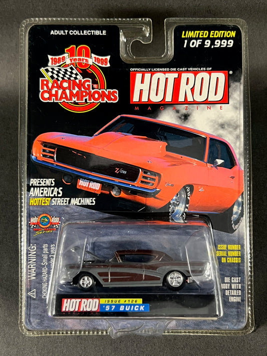 Racing Champions 1999 Hot Rod Magazine Issue #126 '57 Buick, Brown and Gray